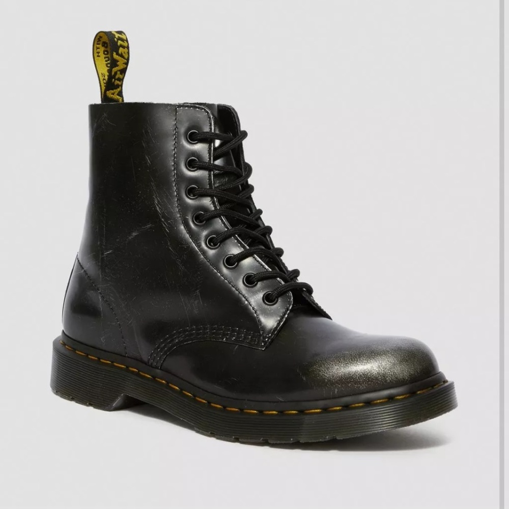 Dr Martens 1460 PASCAL METALLIC LEATHER LACE UP BOOTS